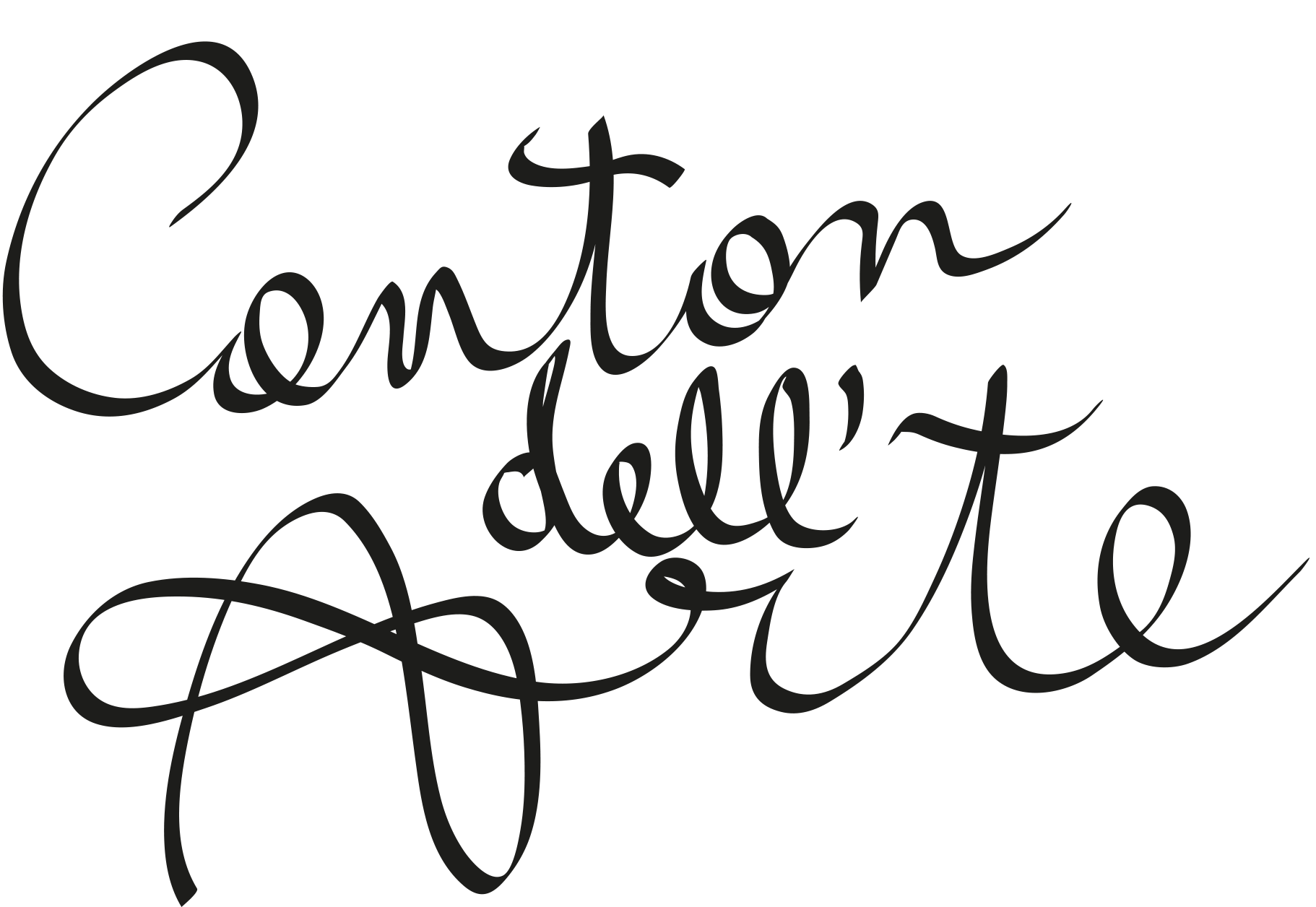 scritta canton dell'arte